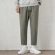 
Jean-Vis summer new casual pants for men loose straight 2025 new conical nine-point summer comfortable pants 9904 light khaki [cotton breathable high quality] XL