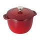 珐宝（staub）珐琅铸铁锅火锅煲汤焖烧煲电磁炉通用饭釜锅樱桃红16cm 40511-828