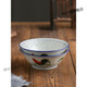 Pick up cat Jingdezhen rooster bowl rice bowl household retro bamboo hat bowl ramen bowl soup bowl commercial instant noodle bowl number of noodles 6-inch rooster porcelain bucket bowl 2 pack