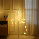 Rongyu LED light-emitting tree firefly lamp room forest decoration Nordic style romantic arrangement white birch tree lamp floor-standing 1.8 meters 1.2 meters white birch tree (plug-in, always on) Nordic style decorative tree
