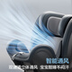 Two Rabbits Qiuzhi Pro Intelligent Ventilation and Heating 0-8 Years Old Baby Child Safety Seat for Cars 360 Rotation Elf APP Qiuzhi Pro-Ji Kong Black