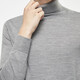 Youngor Men's Sweater 2022 Autumn and Winter Young Men's Business Casual Sweater VYHW639995DGA Gray 105cm