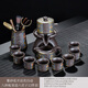 Yuanhe Zisha automatic tea set set household light luxury high-end stone grinding rotating teapot Kung Fu tea cup lazy tea making artifact