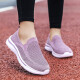 Foot Lijian healthy elderly shoes for women spring and autumn new lightweight mother's shoes mesh breathable non-slip soft sole middle-aged and elderly women's casual walking shoes 2206 lotus root powder (women's model) 35