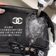 Portable new cosmetic bag small fragrance toiletry bag new hand storage travel bag black 27*15*16cm long