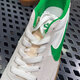 Nike (Nike) Zapatos para hombres 2025 Nuevos zapatos deportivos de verano SB Heritage Vulc Zapatos bajos en los zapatos casuales CD5010-101 Wolf Grey White Green 42.5