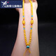 Yuan ethnic group natural beeswax necklace old beeswax chain amber lanyard beeswax sweater chain new lengthened Russian amber style one pendant chain one