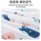 9i9 baby quilt autumn and winter thickened anti-jump swaddle quilt newborn baby sleeping bag A17 powder 0-6 months