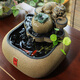 Hanyuntang Chinese-style living room tea room desktop flowing water ornaments circulating water office water system landscape decoration gifts S179-1 Shishi Ruyi desktop flowing water type A