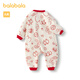 巴拉巴拉婴儿连体衣新生儿哈衣爬服宝宝衣服2025新年季拜年服209125120203