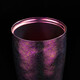 TAIC Titanium pure titanium beer cup double-layer vacuum water cup titanium cup juice cup milk cup coffee cup Hercules cup ultra-light high-end gift cup Dream Purple