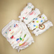 Modern pregnant mother baby diaper pants pure cotton washable newborn baby training pants waterproof diaper pocket spring and summer meson breathable diaper six-layer model S size (suitable for 5-12 1 pack plus 8 waterproof layers + 2 large diaper pads