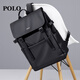 POLO Backpack Men's Travel Backpack Men's Lightweight Flip School Bag 15.6/16 Inch Computer Bag Business Travel Bag