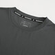 Adidas short-sleeved men's 2025 sports skin-friendly breathable fitness outdoor lightweight quick-drying T-shirt dark gray/light gray XL