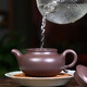 Hidden Pot World Yixing Purple Clay Pot Purely Handmade Teapot Single Pot Purple Clay Tea Set Deep Well Purple Clay Antique Pot