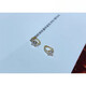Fat Donglai same style K gold mini earrings Korean fashion 14k 10 gold ear bone ring ear single