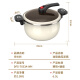 Deshilang enamel micro-pressure nutritional pot soup pot DFS-T833A pure white 26cm6.5L