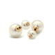 Fellala (fallala) double-sided pearl earrings, high-end, light luxury imitation pearl earrings, earrings, gifts for best friends and girlfriends during festivals, same style in shopping malls