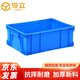 JINLI plastic turnover box 410*300*145/without cover thickened logistics box industrial storage and sorting box plastic basket material box blue