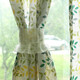 Xiong Jiujiu Door Curtain Curtain Cabinet Curtain Kitchen Curtain Nordic Short Curtain Art Curtain Through Rod Short Curtain Half Curtain Partition Curtain Curtain Bird and Leaf Curtain, Through Rod Tile 140 cm wide * 200 high single piece price