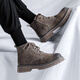 Western Region Camel Martin Boots Men's Autumn High-top Big Yellow Boots Retro Work Outfit Boots Side Zipper Locomotive American Big-toe Casual Leather Shoes Yellow 41