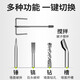 
Dayi Electric Hammer Impact Drill Electric Pick High Power Groove Mixer Multifunctional Concrete Cement Groove Machine 02-26S 02-26S Electric Hammer 1050W
