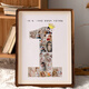 Baby's first birthday arrangement commemorating hand and foot prints, one-year-old gift photo frame, baby's hand and foot prints, mud ritual props B294-18 photos a3 I'm one year old