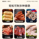 Jingyan Sausage Machine Household Food Grade Sausage Machine Sausage Machine Hand-Cranked Sausage Sausage Can Sausage Tool Casing Artifact White 3 Tubes + Casings + Cotton Thread + 100 Gloves Spiral Multi-function Sausage Machine