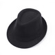 Gardenia hat men's spring and autumn hat men's hat winter woolen warm autumn and winter middle-aged and elderly jazz hat winter old man hat gray leather edge