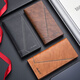 CHANSHIYI PALLET MENS MEN'S Long 2024 Nouveau portefeuille haut de gamme Portefeuille Straight Board Multiples CARDS pour mon mari et mon petit ami Long Straight Wallet de Men Men [170 Black]