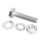 XMSJ48 grade galvanized external hexagonal screw bolt nut set combination screw screw M6*25200 set