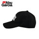 ABU GARCIA Abu fishing hat summer men's fishing sun protection visor breathable peaked cap outdoor mountaineering hat all black peaked cap