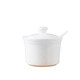 LICHEN pure white bone china condiment jar Jingdezhen ceramic kitchenware condiment jar single diameter 9.8x height 7cm