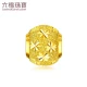 Luk Fook Jewelry Pure Gold Passepartout Transfer Bead Gold Beaded Pendant Without Necklace B01TBGP0012 About 1.04g