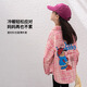 Tutu Elephant Girls' Shirt Retro Plaid Children's Long-Sleeved Shirt 2026 Spring and Autumn New Middle and Large Children's Cartoon Jacket Top Pink 140