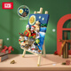 Loz Lizhi Weihnachtsbaumhaus Schlittenwagen Kinderbaustein für Spielzeug Versammlung Model geben Jungen und Mädchen Freunden Geburtstagsgeschenke 1283 Weihnachtsbaum