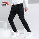 ANTA (ANTA) pants autumn and winter men's sports pants men's sweatpants leggings casual pants loose and versatile sports pants basic black-1 XL ANTA (ANTA) pants autumn and winter men's sports pants men's sweatpants leggings casual pants loose and versatile sports pants basic black-1 XL