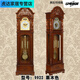 
Floor-standing clock living room solid wood mechanical clock European classical time clock Chinese luxury atmospheric copper vertical clock chestnut wood color 2013