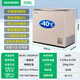 Rongsheng 208-liter freezer household refrigeration, high-efficiency frost reduction, fresh-keeping, quick-freezing, deep-freezing, fresh-locking, small refrigerator, first-class energy efficiency, power-off protection, horizontal freezer trade-in, glass panel Rongsheng 208-liter freezer-40 low temperature 208L