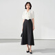 Lady Bird A-line long skirt women's formal umbrella skirt professional long skirt shirt skirt interview skirt black skirt S