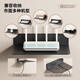 YouQin projector rack wall bracket router placement rack wall-mounted TV set-top box punch-free storage box