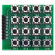 Throwing stones micro switch 4x4 matrix keyboard module 16-button development board/microcontroller external keyboard 2.54mm pin straight plug 4*4 matrix keyboard one