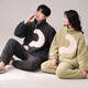 Delia Coral Velvet Couple Pyjamas pour les femmes en hiver épaissis et chauds pour hommes pour hommes pour l'automne et l'hiver, vous pouvez porter des costumes de vêtements à domicile pour l'extérieur QW9902 M FEMMES (Recommandé 80-100 Jin [Jin est égal à 0,5 kg]))