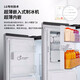 LG refrigerator large capacity fully automatic ice making cross-fold four-door ultra-thin embedded integrated living room home fresh air-cooled frost-free frequency conversion energy-saving door-in-door automatic ice making 640 liters four-door F664MEH95D