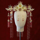 Chenru new style Chinese style bride phoenix crown Xiuhe clothing headdress ancient costume wedding high-end hair accessories wedding accessories anchor headdress phoenix