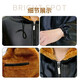 Men's leather jacket and leather trousers suit plus velvet, thickened, windproof, warm and waterproof, motorcycle and motorcycle driving takeaway work clothes, thickened suit (leather jacket + leather trousers) 2XL size (120-130Jin Jin is equal to 0.5kg)