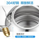 ASD kettle 304 stainless steel fashionable sound kettle gas gas induction cooker universal kettle thickened kettle 6L upgraded thickened 304 stainless steel sound kettle