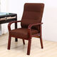 Wuhui leather chair, leather armrest, mahjong chair, cowhide computer chair, genuine leather office chair, study room, home chess and card room, conference room seat, thick cushion, high backrest, brown imitation cowhide