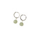 VTL Natural Hetian Jade Earrings Women's S925 Silver Ear Buckle Light Luxury Ear Care New Summer Slimming Ear Care Birthday Gift A Pair of Earrings Lake Green