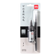 Deli (deli) new style writing brush, new writing brush with refillable ink, calligraphy soft pen, fountain pen style writing brush, beautiful pen, small regular script for beginners, entry-level calligraphy practice (black) (card), popular stationery products for the beginning of school